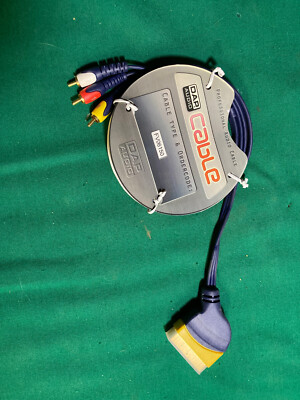 HIGH QUALITY SCART TO 3 RCA CABLE 1,5 M - 5 FEET NEW