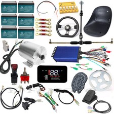 72V 3000W Electric Brushless Motor Controller Go Kart Seat for E-Bike ATV Trikes