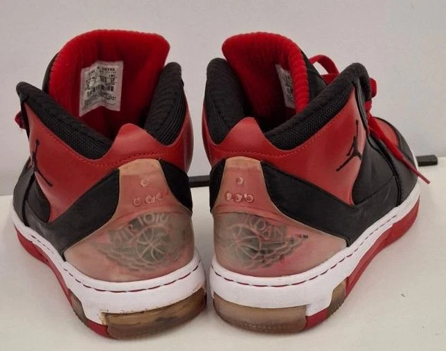 Nike Hombre Jordan Ol' School 2 Rojo Y Negro Talla 9 Tenis Foto 4 de 4