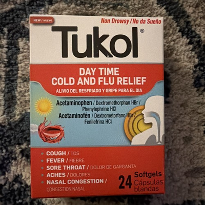 #ad #ad Day Time Cold and Flu Relief 24 Softgels $14.50