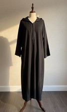 Moroccan Woollen Hooded Jilbab Jubba Thobe Jalabiya Djellaba Kaftan Islamic