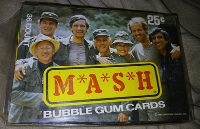 1982 Donruss Mash Bubble Gum Cards Sealed Box