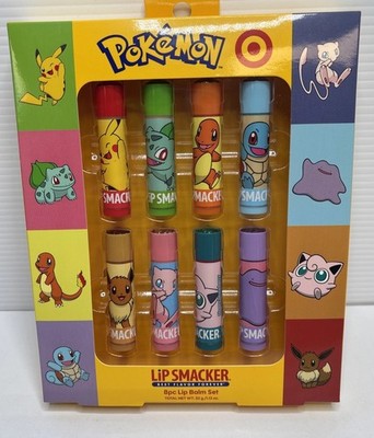 NEW Pokémon Lip Smacker 8pc Set   Target Exclusive   Limited Release