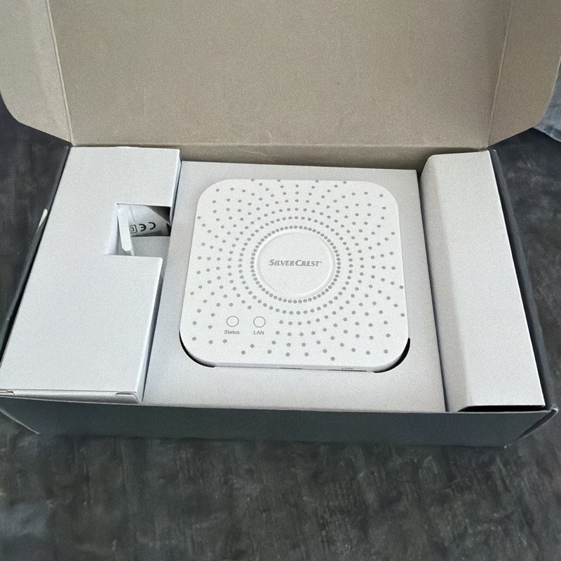 Silvercrest Smart Home Gateway Hub Compatible With Voice Control VIA Free App..