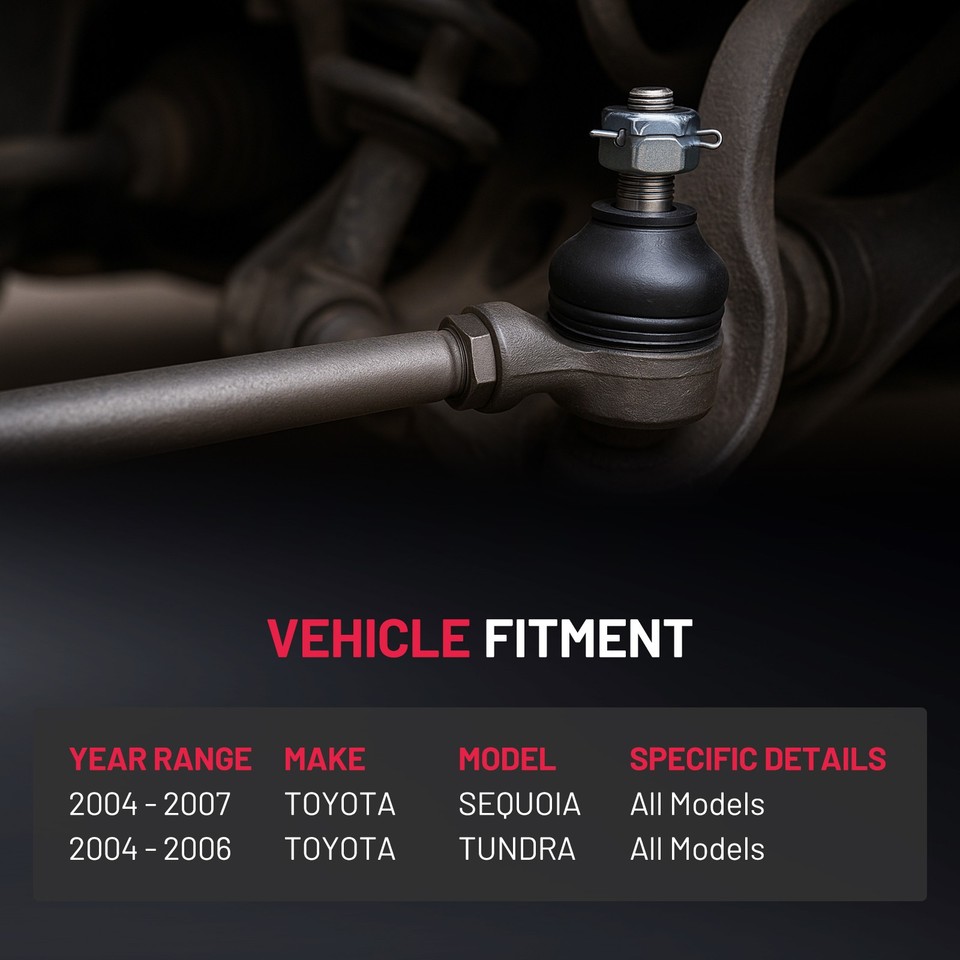 Front Upper Lower Ball Joints Inner Outer Tie Rods Kit for Toyota ...