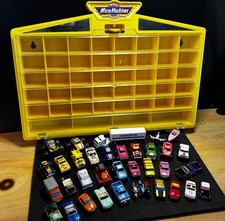 1989 Galoob Micro Machines  Lot of 36 Vehicles  Original Carry/Display Case