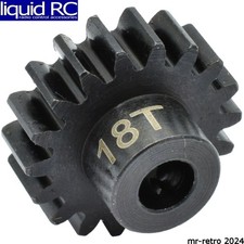 Hot Racing NSG18M1 18t Steel Mod 1 Pinion Gear 5mm