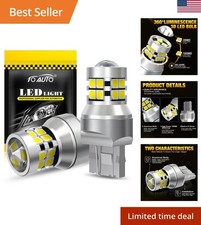T20 7440 7443 LED Bulbs W21W W21 5W Turn Signal Reverse Light 12V 2x White 3030