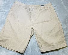 Bonobos Shorts Mens 33 Sand Cotton Stretch Flat Front Chino Comfort Casual Golf