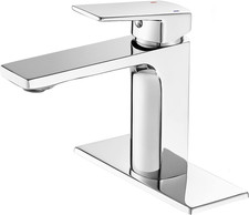 Chrome Bathroom Faucet One Hole Single Handle Bathroom Sink Faucet Lavatory Fauc