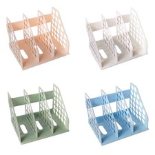 Folder Rack Binder, Desk File Organiser, Desk Document Sorter Organizer,