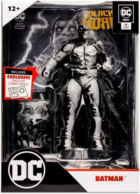 McFarlane 15893 Batman Black Adam (Line Art Variant) mit Comic Neu/OVP