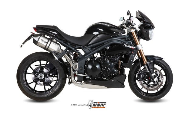 Auspuff Zugelassen Mivv Speed Edge Triumph Speed Triple 1050 R/S/Rs 2011 - 2015-image