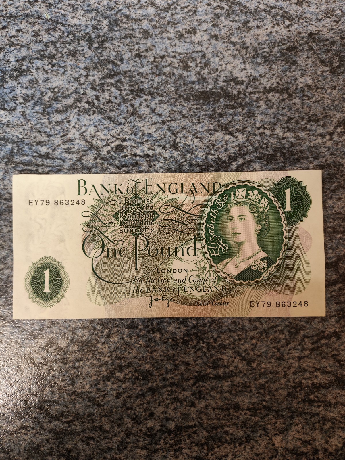 Rarest Pound Notes Rare One Pound Bank Note, Mint Condition | eBay UK