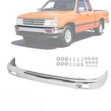 3pcs Front Bumper Face Bar Chrome Steel For Toyota T100 Pickup 93-98 To1002127 3pcs Front Bumper Face Bar Chrome Steel For Toyota T100 Pickup 93-98 To1002127