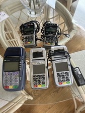 WHOLE LOT-First Data FD130Duo Credit Card Terminal W/ First Data FD-35 Pin Pad