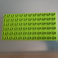 Official Lego Duplo 6x12 Stud Base Board Plate - Lime Green FREE SHIPPING TO UK