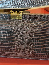 Vintage Alligator Handbag Purse Bag Made In Mexico
