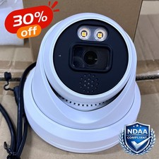 Vikylin 4K 8MP Color 2-Way Audio IP Camera POE Outdoor Vehicle/Human Detection