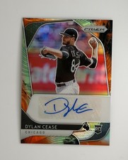2020 Panini Prizm Baseball #RA-DC Dylan Cease RC Auto Cosmic Haze Prizm SP #/50 