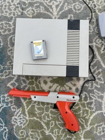 Nintendo Entertainment System NES Console with A Lot of Games and Accessories