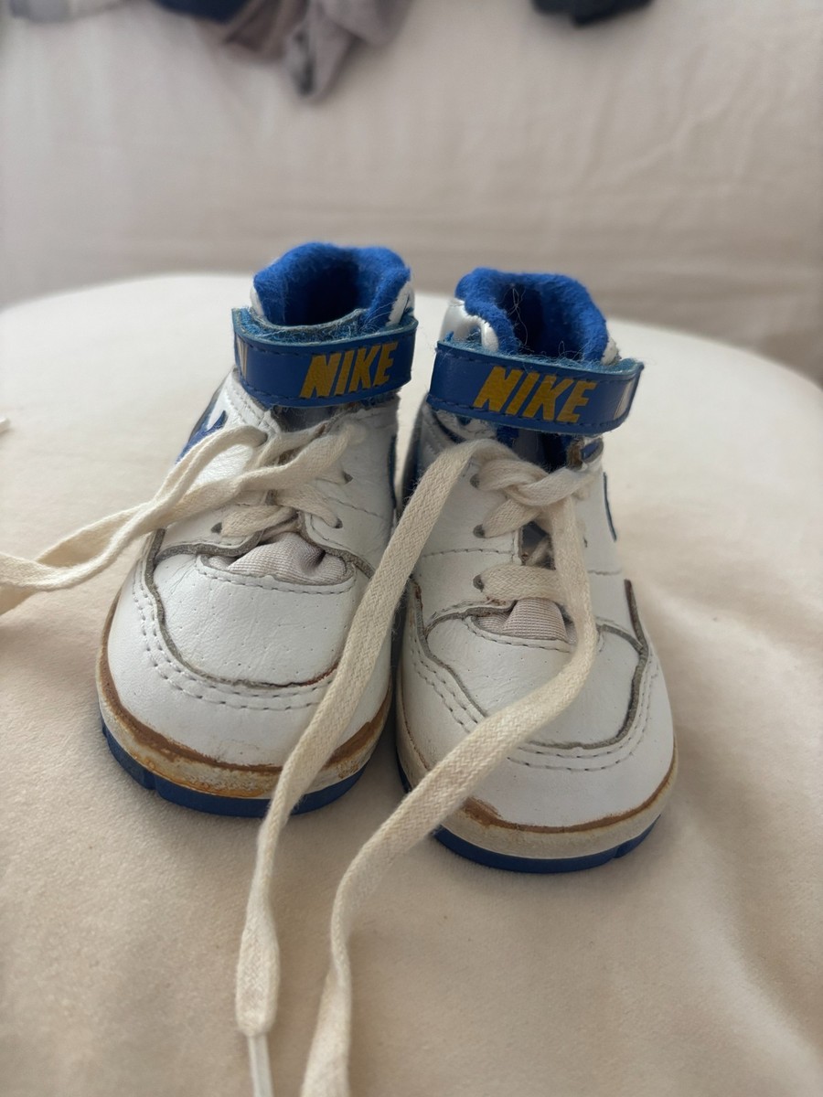 NIKEヴィンテージ　ベビースニーカー Nike Vintage 80's Nike Baby Alpha Force Hi Blue & White High Top