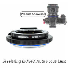 Canon EF to Fuji GFX Auto Focus Adapter: Pro Version STEELSRING