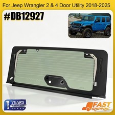 Rear Window Glass Panel Fit For Jeep Wrangler 2 4 Door Utility 2018-2025 Rear Window Glass Panel Fit For Jeep Wrangler 2 4 Door Utility 2018-2025