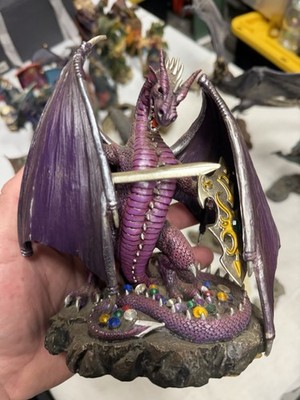 Defender of Ancient Treasure Dragon Statue Figurine, Knights of the Abyss A1106