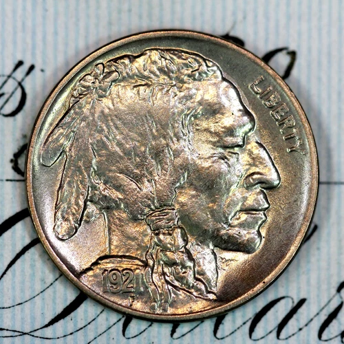 * 1921-P * SUPERB+ GEM BU MS BUFFALO NICKEL * FROM ORIGINAL COLLECTION
