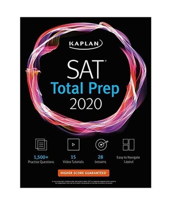 SAT Total Prep 2020: 5 Practice Tests + Proven Strategies + Online + Video, Kapl