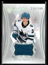 2023-24 Upper Deck Ultimate Collection Jersey Parallel Rookies Henry Thrun