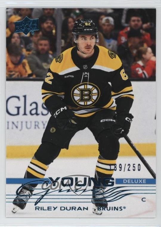 2025-26 Upper Deck Series 1 Young Guns Deluxe 189/250 Riley Duran #211 19zn