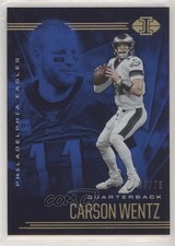 2020 Panini Illusions Trophy Collection Blue /75 Carson Wentz #85 o7m