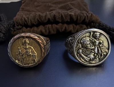 CRAFTD LOST SOUL RING & ST. CHRISTOPHER RINGGRÖSSE 12