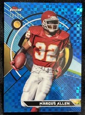 2024 Topps Finest MARCUS ALLEN Blue Checkerboard #d /99
