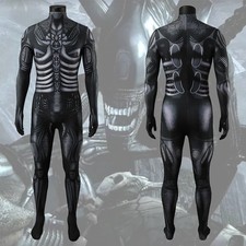 Xenomorph Runner Cosplay Costume Alien vs Predator Bodysuit Full Set