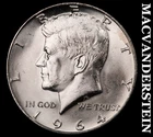 1964-D Silver Kennedy Half Dollar - Choice Gem Brilliant Unc  Lustrous  #K1961