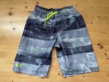 Boys YLG Under Armour Swim Board Shorts Mesh Lined INS 9"