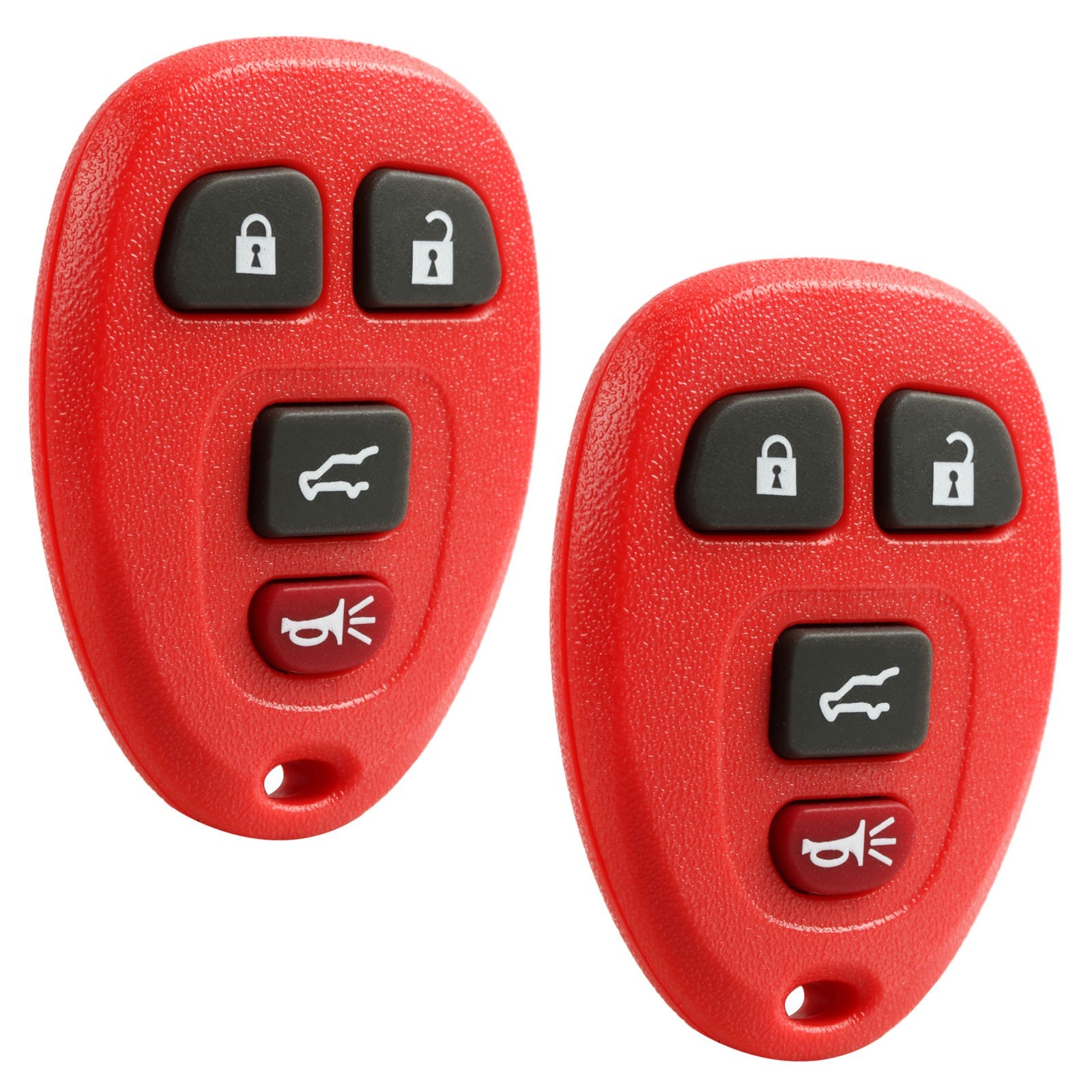2 Remote Key Fob Red for 2007 2008 Cadillac SRX