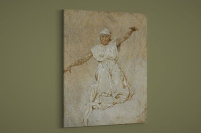 Hans Thoma - February Mrs. Holle - Art Print on Paper or Canvas