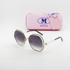 New Missoni MIS 0075/S 0RHL 9O Gold/Black/Grey Gradient 59-18-140 Sunglasses
