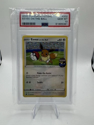 Eevee on the Ball - (Pokemon Futsal)  002/005 PSA 10