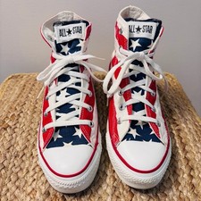 Vintage Converse Chuck Taylor All Star USA "Stars Bars" High Tops sz 6M/ 8W