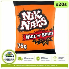 Nik Naks Nice 'N' Spicy Crisps 20 x 75g | Bulk Wholesale Snacks