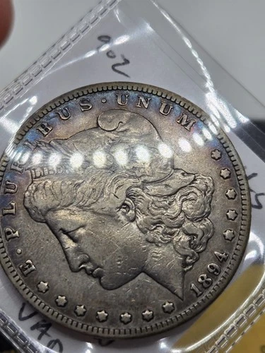 1894 S Morgan Silver Dollar $1 Xf Tough Date ☆ 902 Toned
