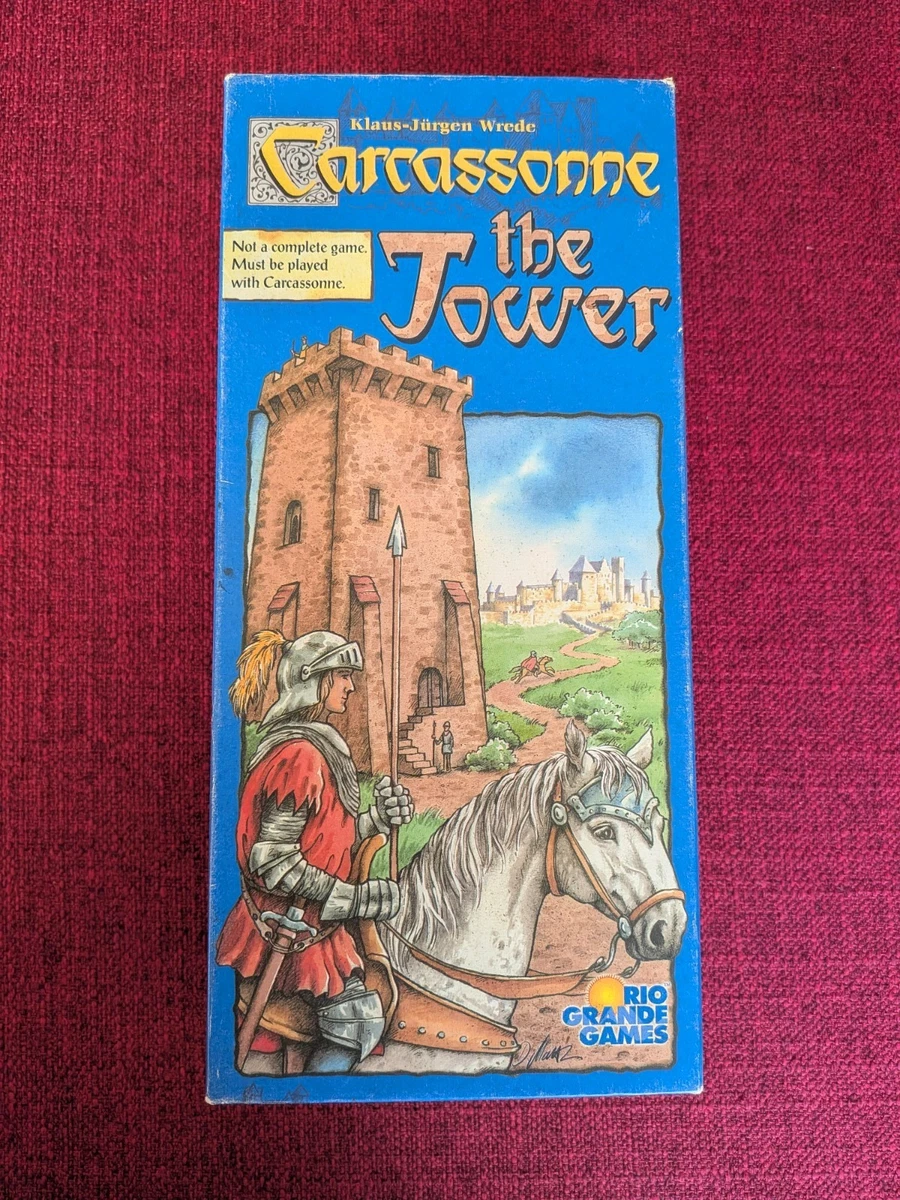 Extension Carcassonne La Tour – PREMIÈRE ÉDITION – Design Ancien – Rio Grande – Rare