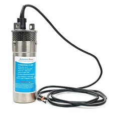 12V DC Submersible Deep Well Water Pump 3.2GPM 4" 10A/ Alternative Energy Sol...