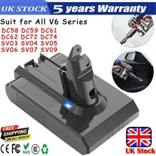 21.6V Battery For Dyson V6 Animal SV03 DC58 DC59 DC61 DC62 Absolute Fluffy Slim