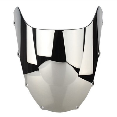 Windschilder Double Bubble Silber für Kawasaki NINJA ZX9R ZX-9R 1998 1999